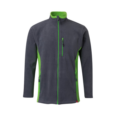 VL GERAS. Two-tone fleece jacket (220g/m²) in polyester (100)